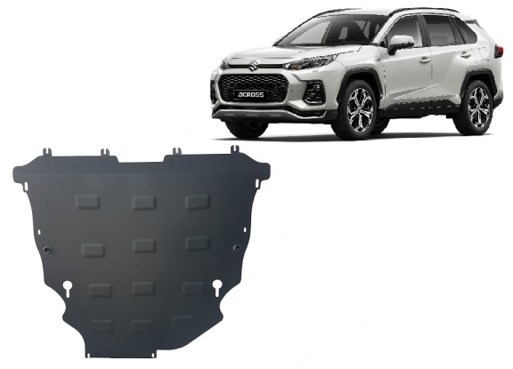 Steel sump guard for Suzuki Across