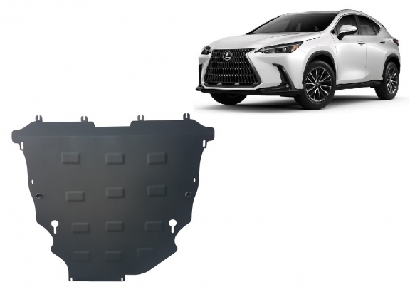 Steel sump guard for Lexus NX AZ20