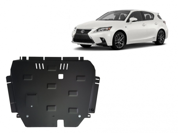 Steel sump guard for Lexus CT200H