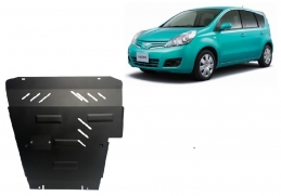 Steel sump guard for Nissan Note