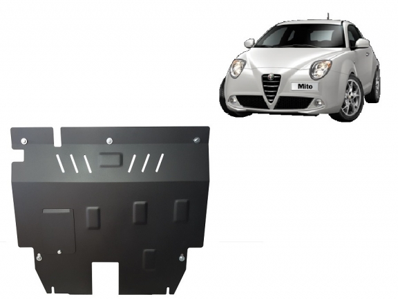 Steel sump guard for Alfa Romeo Mito
