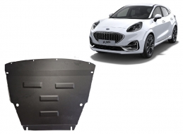 Steel sump guard for Ford Puma