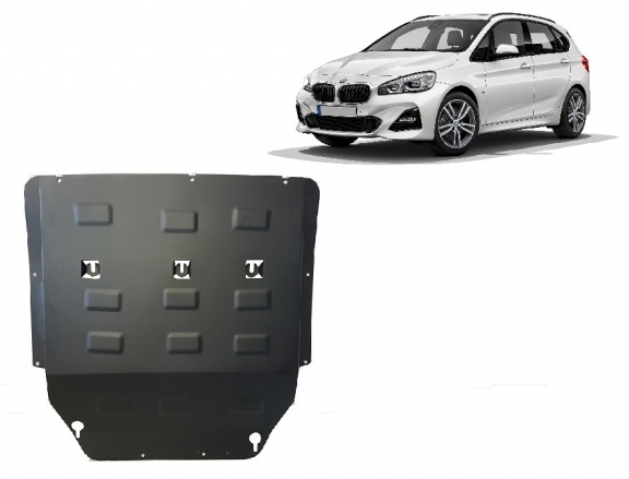Steel sump guard for  BMW Seria 2 F45 / F46	