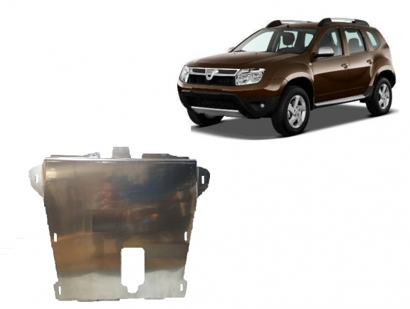 Aluminum sump guard for Dacia Duster