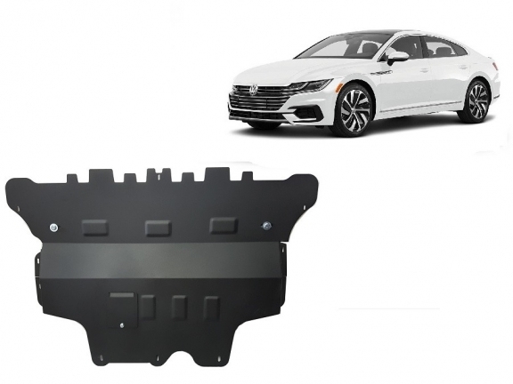 Steel sump guard for VW Arteon - manual gearbox