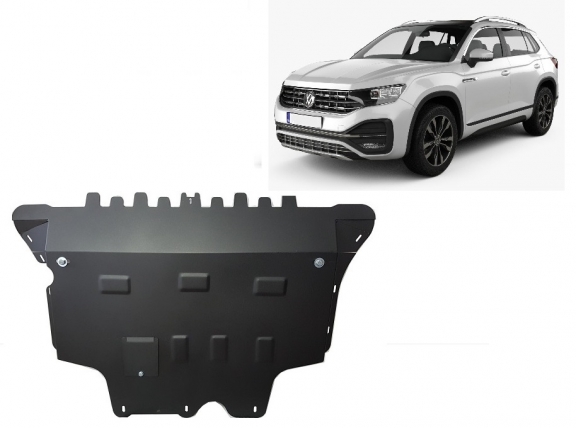 Steel sump guard for VW Tayron