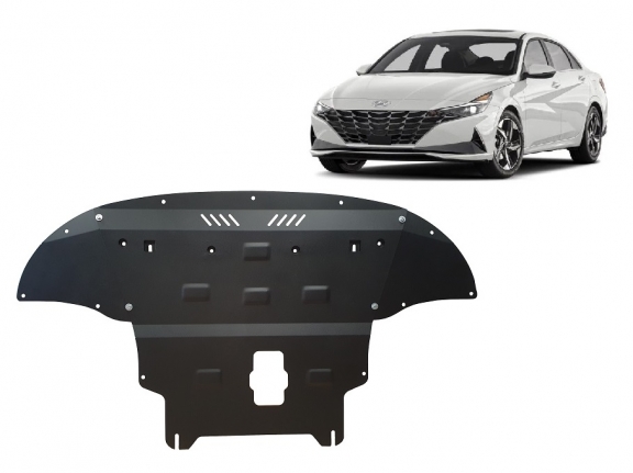 Steel sump guard for  Hyundai Elantra