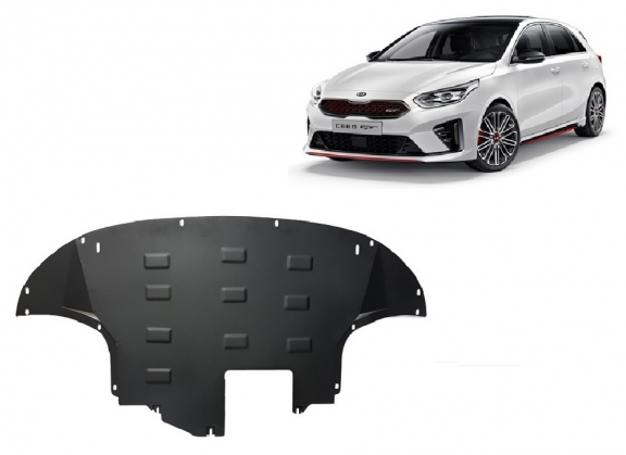 Steel sump guard for Kia Ceed 