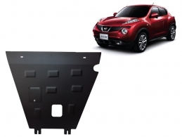 Steel sump guard for Nissan Juke