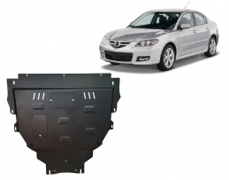 Steel sump guard for Mazda 3