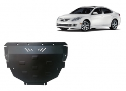 Steel sump guard for Mazda Atenza