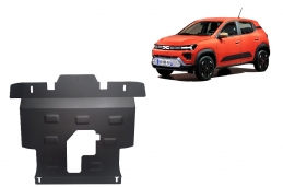 Steel sump guard for Dacia Spring