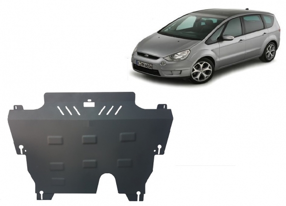 Steel sump guard for Ford S-Max