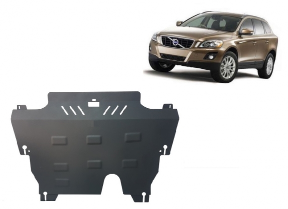 Steel sump guard for the protection of the engine and the gearbox for Volvo XC60