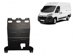 Steel sump guard for Citroen Jumper