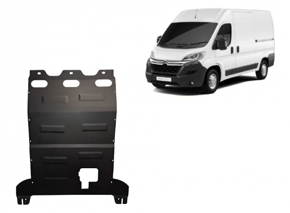 Steel sump guard for Citroen Jumper