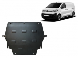 Steel sump guard for Citroen Dispatch