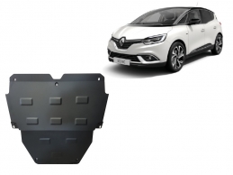 Steel sump guard for Renault Scenic 4