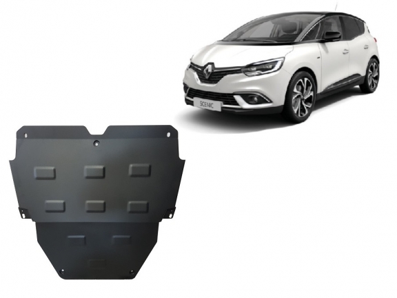 Steel sump guard for Renault Scenic 4