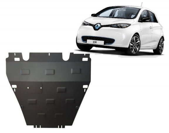 Steel sump guard for Renault Zoe