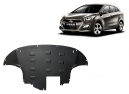 Steel sump guard for Hyundai I30