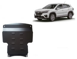 Steel sump guard for the protection of the engine and the gearbox for Suzuki S-Cross
