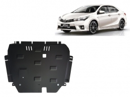 Steel sump guard for Toyota Corolla