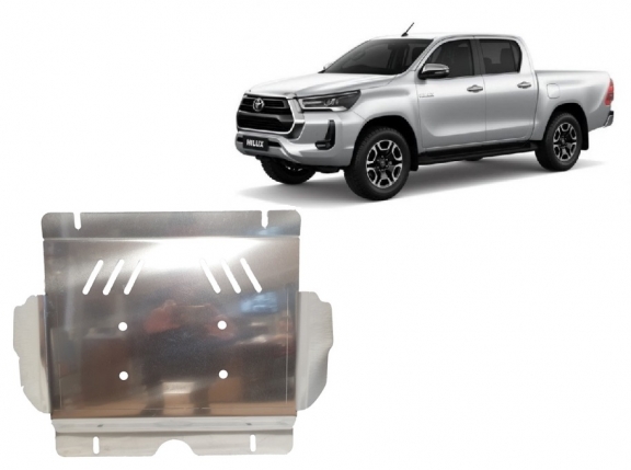 Aluminum sump guard for Toyota Hilux Invincible