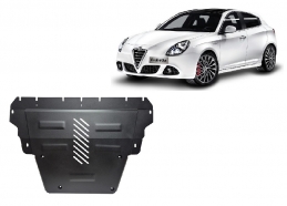 Steel sump guard for Alfa Romeo Giulietta