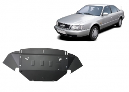 Steel sump guard for Audi A6