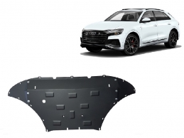 Steel sump guard for Audi Q8