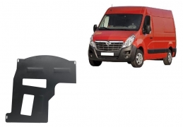 Steel catalytic converter guard/cat lock for Opel Movano B 