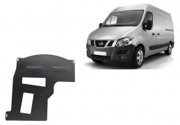 Steel catalytic converter guard/cat lock for Nissan NV400