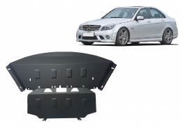 Steel sump guard for Mercedes C-Class W204