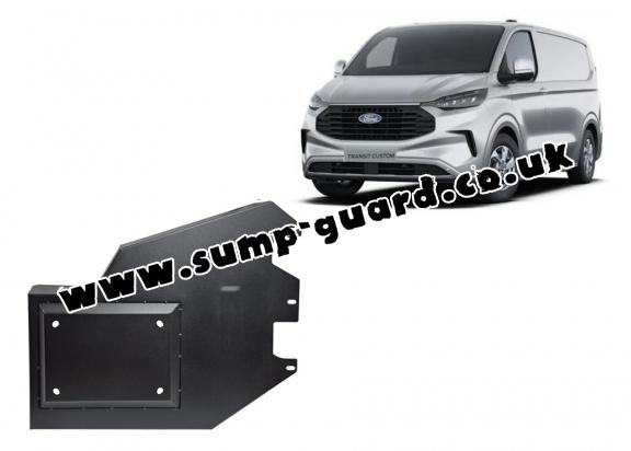 Steel AdBlue tank guard for Ford Transit Custom