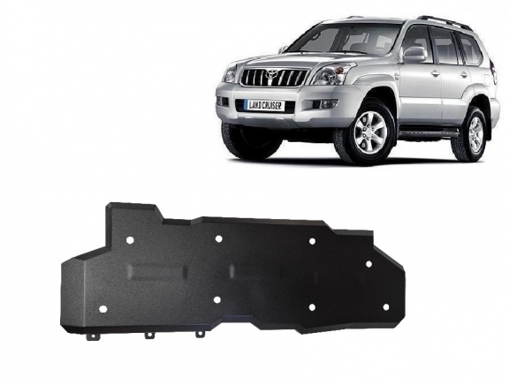 Steel fuel tank guard  for Toyota Land Cruiser J120 - only for 5 doors model