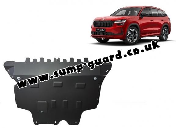Steel sump guard for Skoda Kodiaq