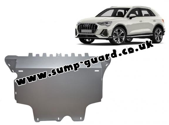 Aluminum sump guard for Audi Q3