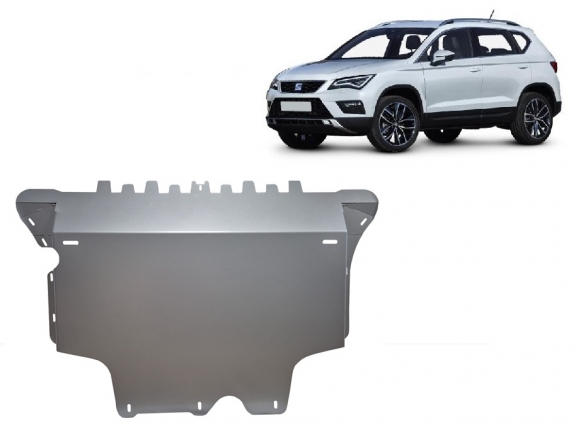 Aluminum sump guard for Seat Ateca