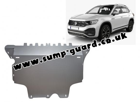 Aluminum sump guard for VW Tayron