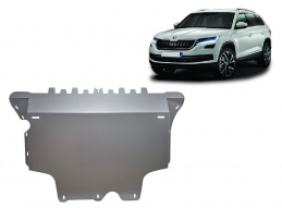 Aluminum sump guard for Skoda Kodiaq