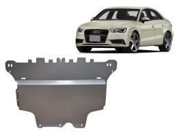 Aluminum sump guard for Audi A3