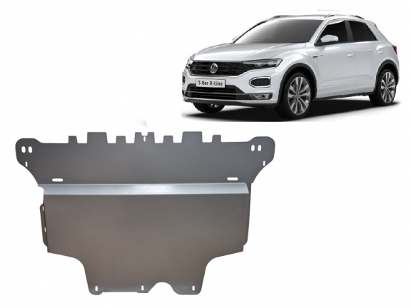 Aluminum sump guard for Volkswagen T-Roc
