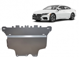 Aluminum sump guard for VW Arteon