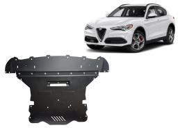 Steel sump guard for Alfa Romeo Stelvio