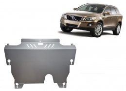 Aluminum sump guard for the protection of the engine and the gearbox for Volvo XC60