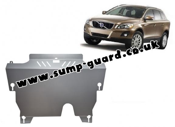 Aluminum sump guard for the protection of the engine and the gearbox for Volvo XC60