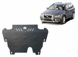 Aluminum sump guard for the protection of the engine and the gearbox for Volvo XC70