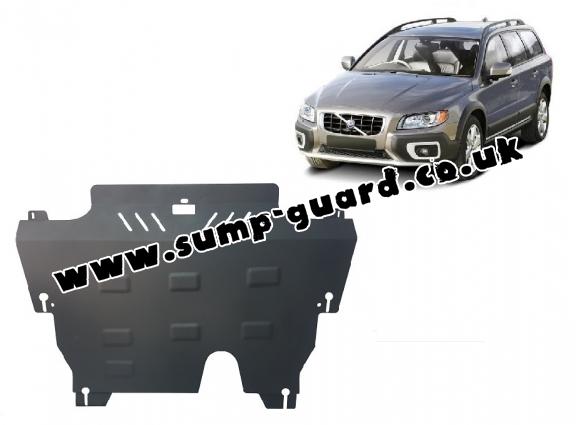 Aluminum sump guard for the protection of the engine and the gearbox for Volvo XC70