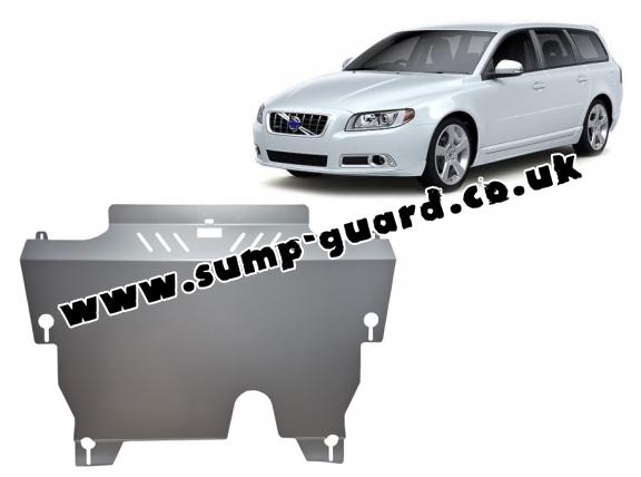 Aluminum sump guard for Volvo V70